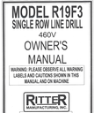 R19 Ritter Machinery Manual PDF 2