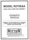 R275E/A Ritter Machinery Manual PDF 2