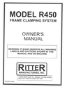 R450 Ritter Machinery Manual PDF