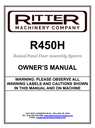 R450H Ritter Machinery Manual PDF
